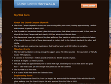 Tablet Screenshot of grandcanyonskywalk.com